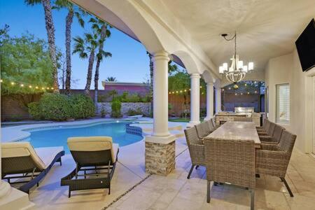 Lux 5Br Vegas Home W Pool, Spa, Games, Near Strip Las Vegas Esterno foto