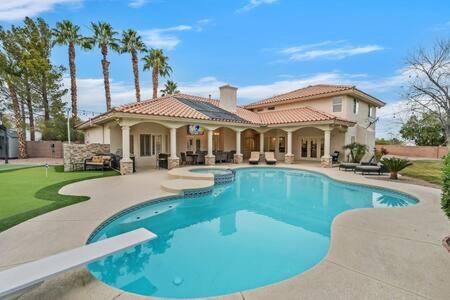 Lux 5Br Vegas Home W Pool, Spa, Games, Near Strip Las Vegas Esterno foto