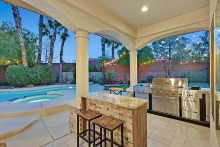 Lux 5Br Vegas Home W Pool, Spa, Games, Near Strip Las Vegas Esterno foto