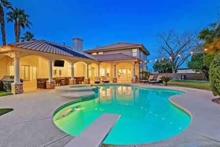 Lux 5Br Vegas Home W Pool, Spa, Games, Near Strip Las Vegas Esterno foto